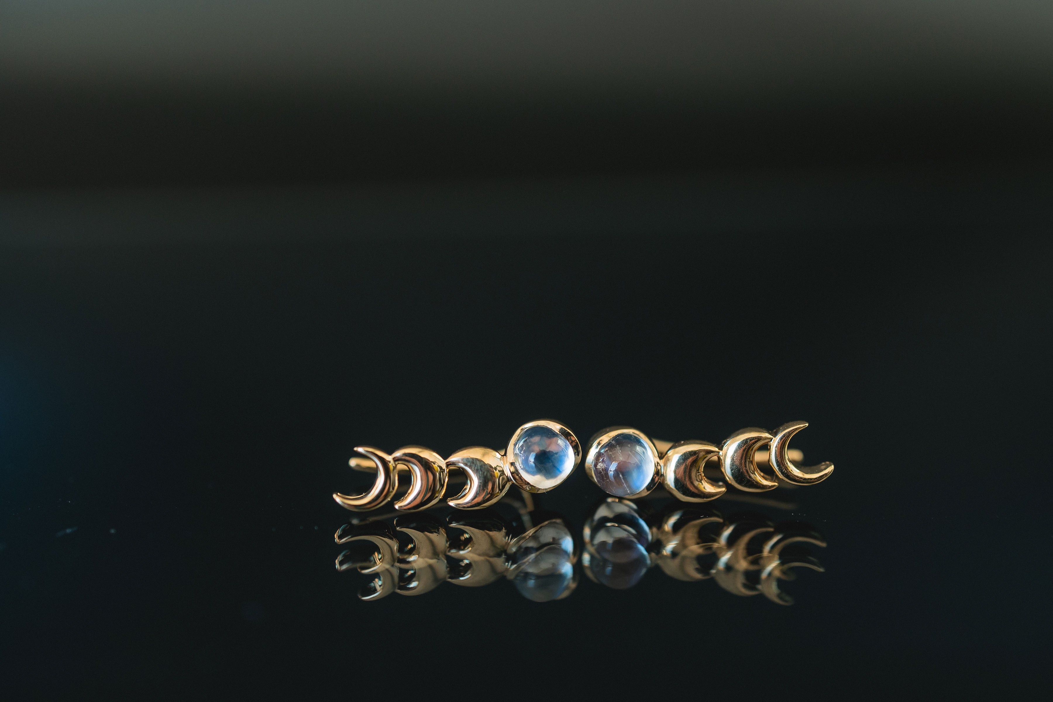 Arcana Moon Crawler Earrings
